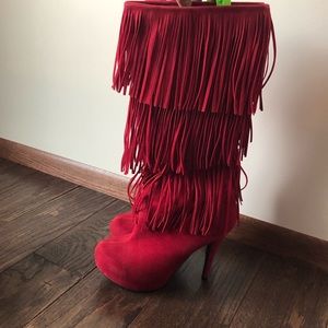 ShoeDazzle Wendi platform Boots